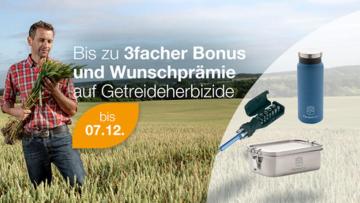 Herbstaktion: Bis zu 3x Bonus auf BASF Getreideherbizide!