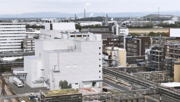 3D-Modell der Fermentationsanlage für biologische und Biotechnologie-basierte Pflanzenschutzmittel Pflanzenschutzprodukte in Ludwigshafen