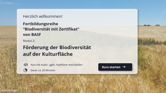 Modul 2: Förderung der Biodiversität auf der Kulturfläche